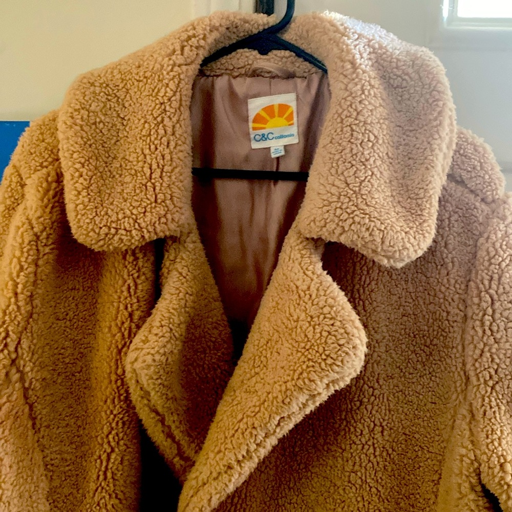 Sherpa pea coat